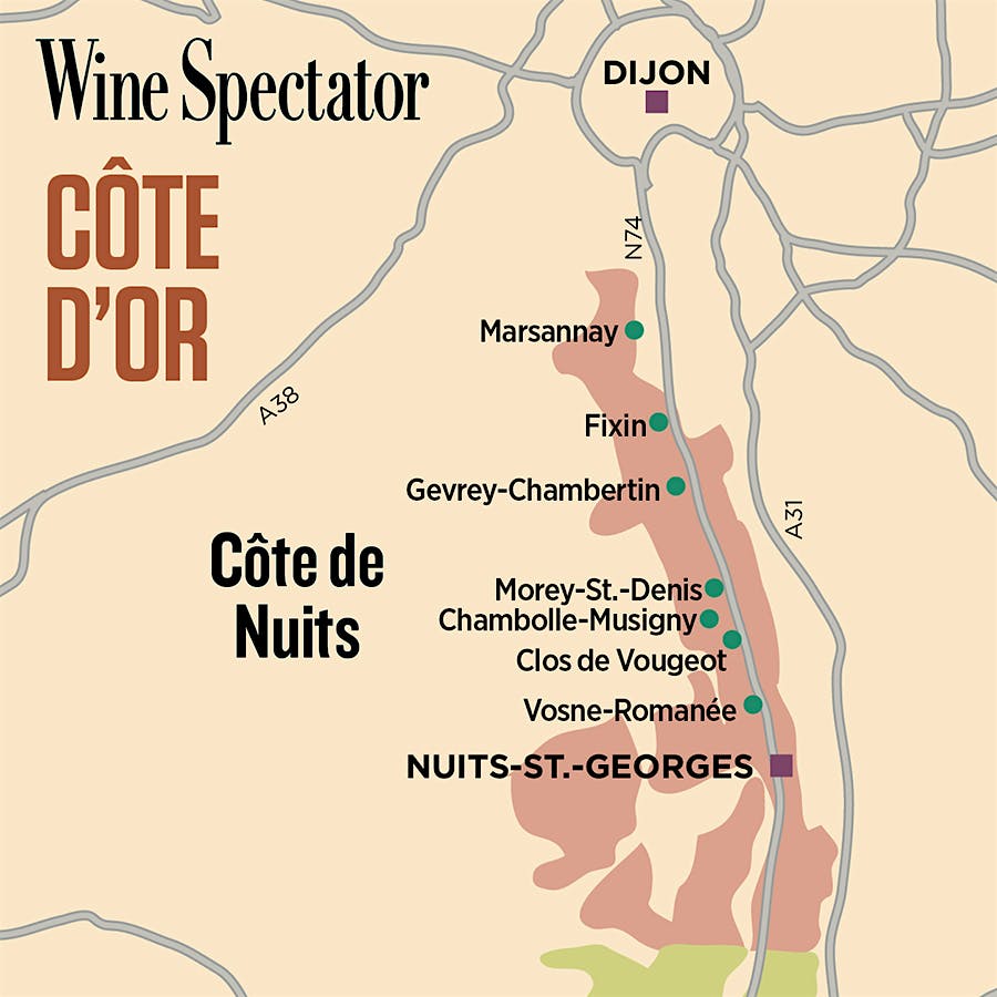 Burgundy / Côtes de Nuits Reds | Vintage Charts